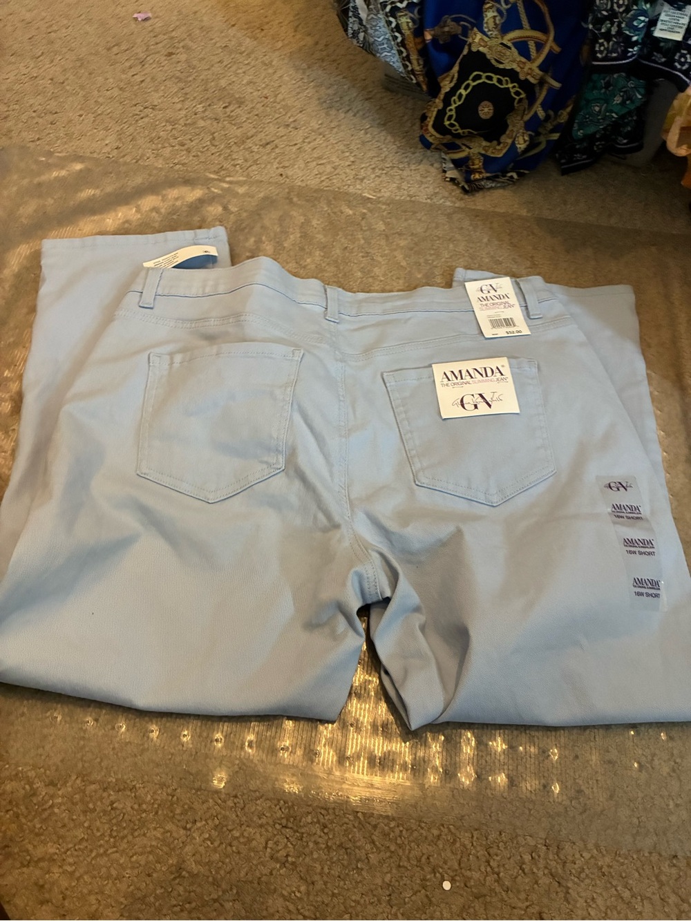 Warp + Weft Women's Cream Patch-Pocket Chinos - Picture 3 of 6